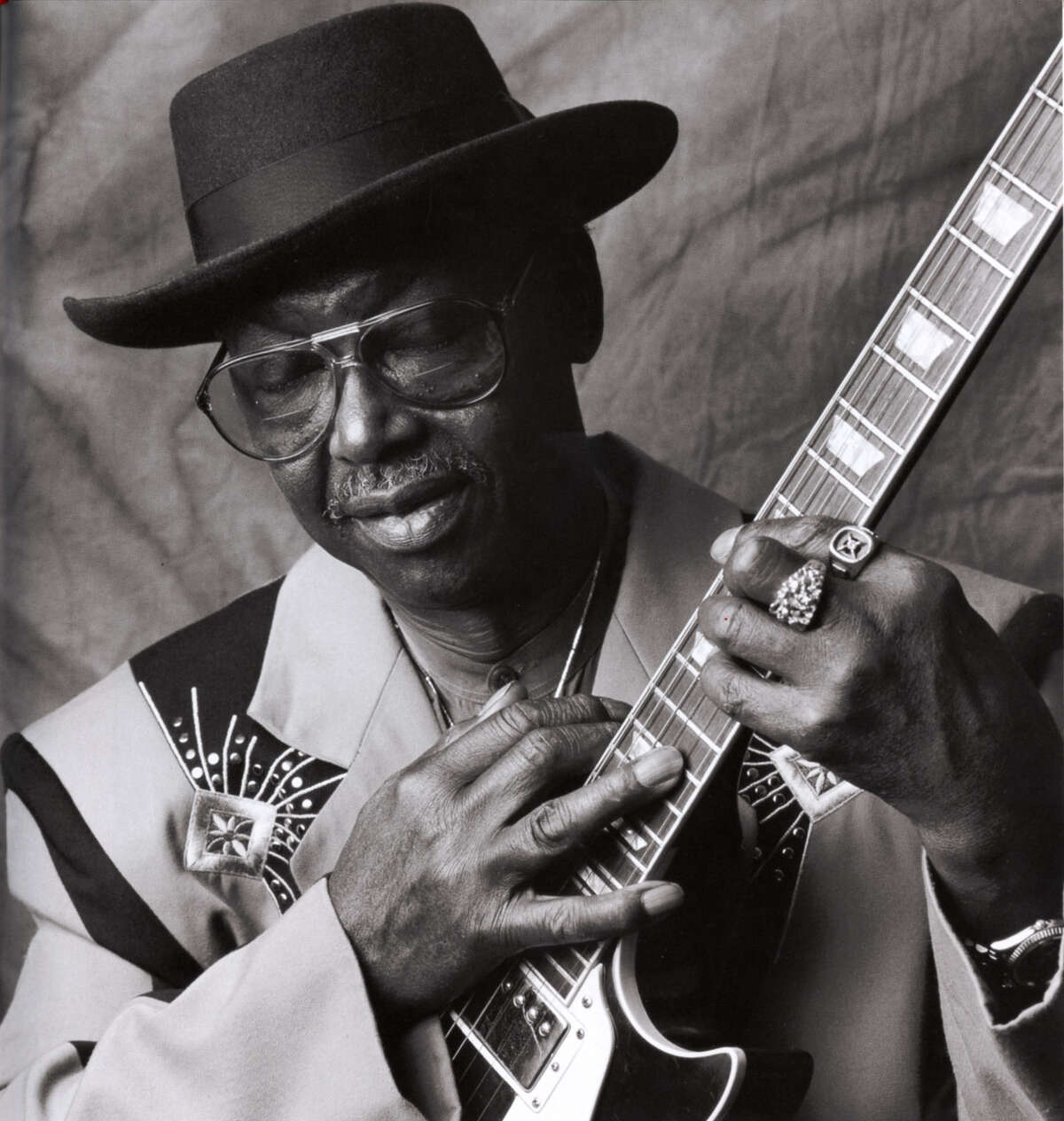 "Texas" Johnny Brown, shown in 1995, revived his music career late in life.