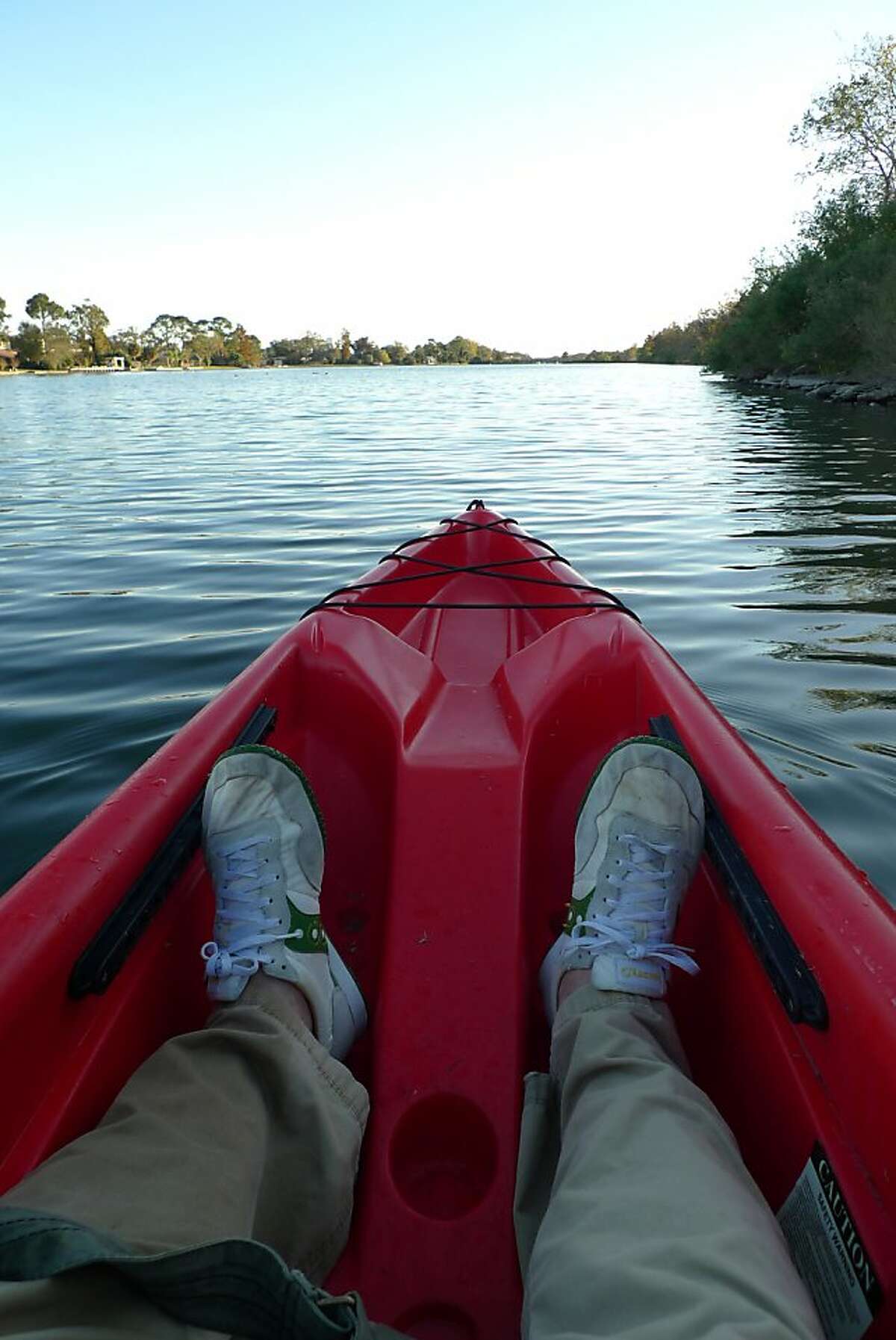 Paddling through New Orleans on Bayou St. John