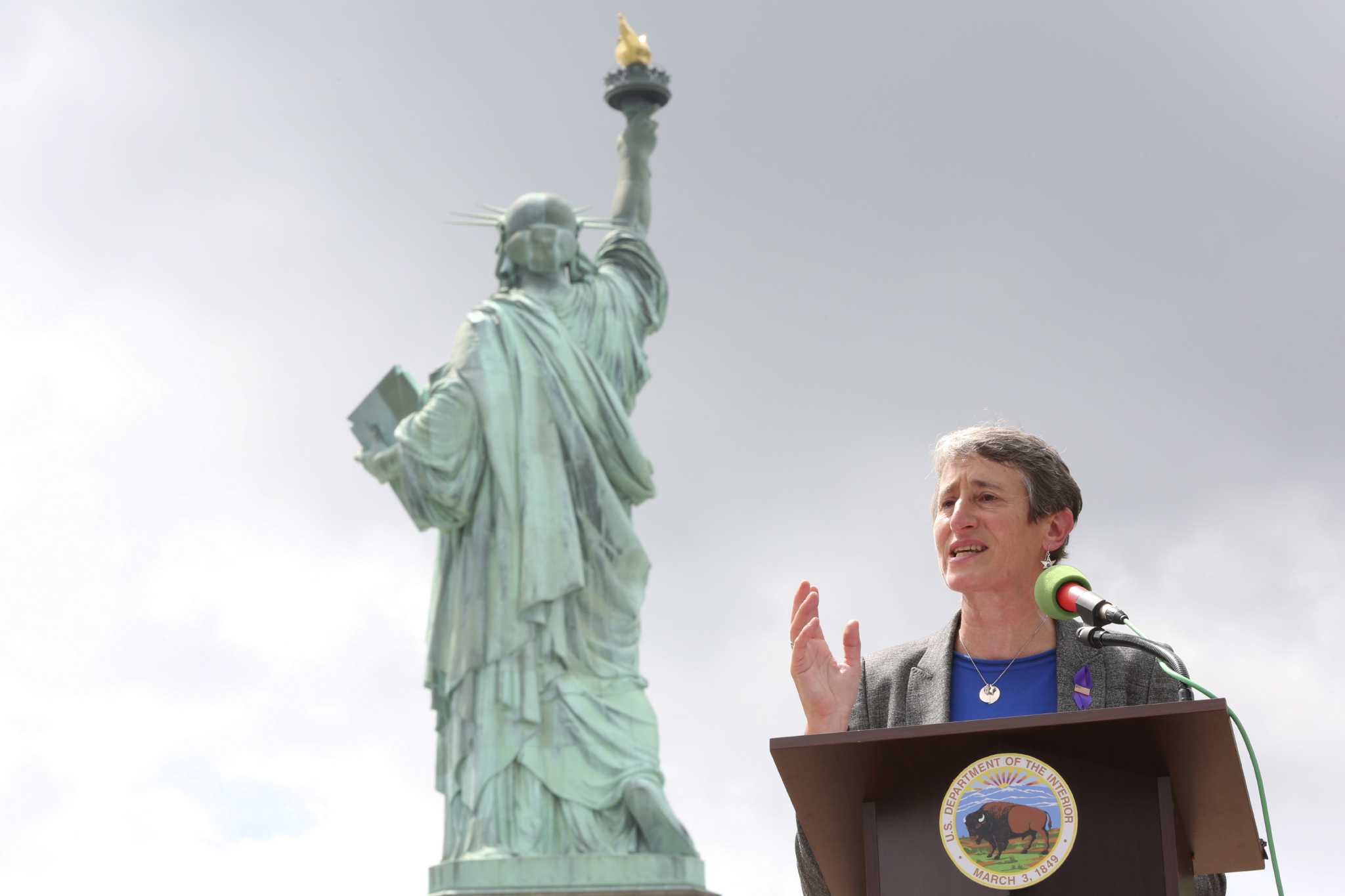 Statue Of Liberty Reopens As Us Salutes July 4th 