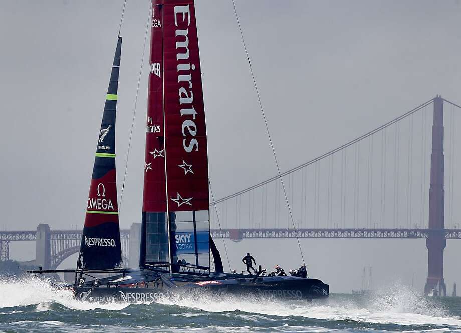 New Zealand sails solo as regatta opens - SFGate