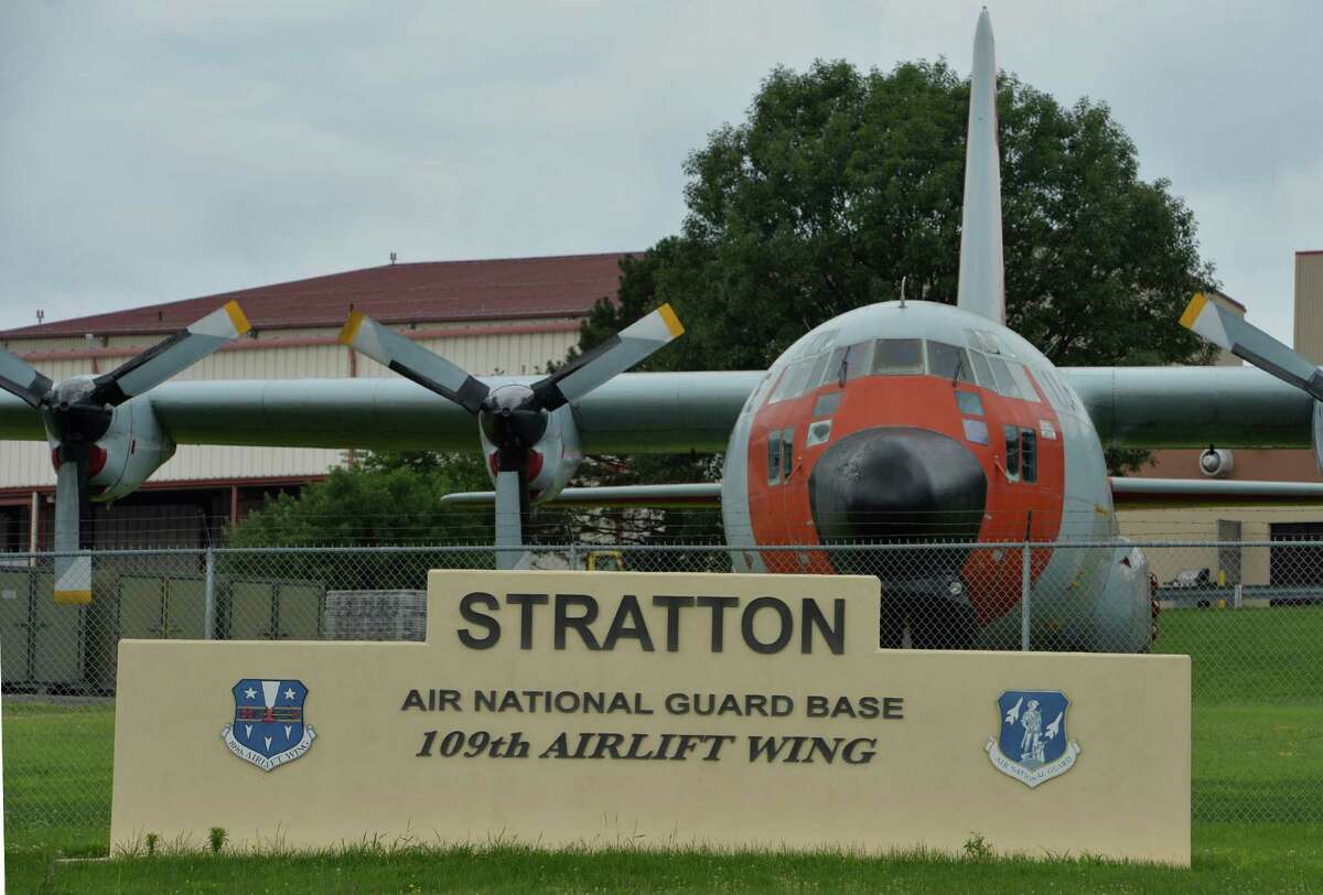 National Guardsman at the Stratton Air Base, shown Monday, July 8, 2013, in Scotia, N.Y., will be affected by the federal cost cutting effort called the sequester starting this week. (Skip Dickstein/Times Union)