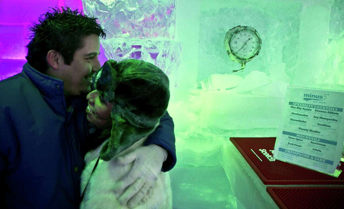 Ice bar in NYC