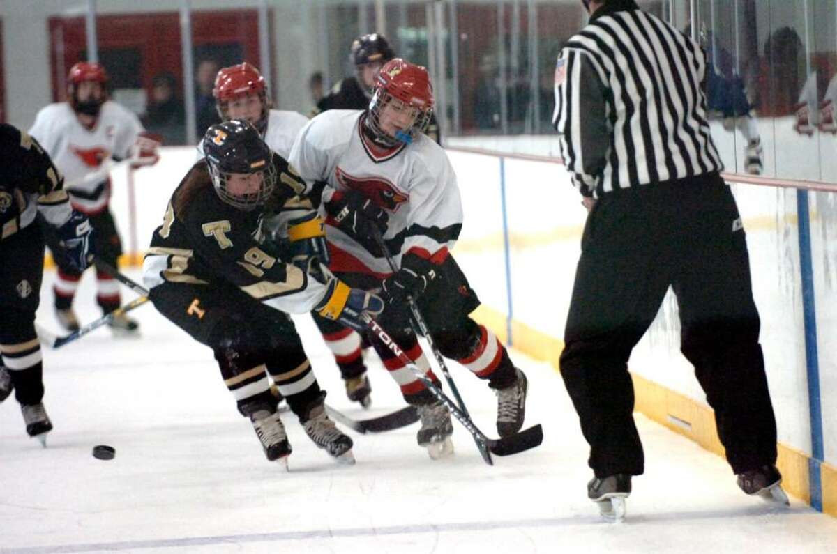 Two second period goals lift Greenwich past Trumbull in girls hockey