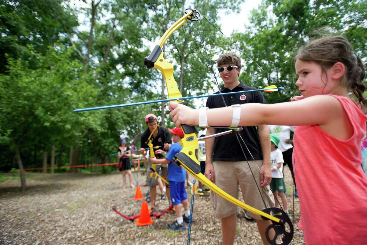 The Dart Stamford archery classes at JCC hit the bull'seye