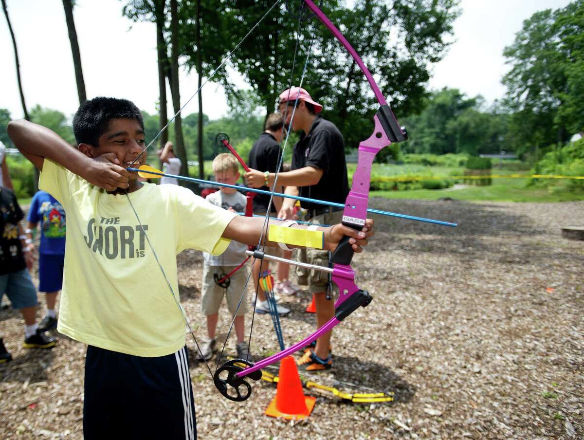 The Dart Stamford archery classes at JCC hit the bull'seye