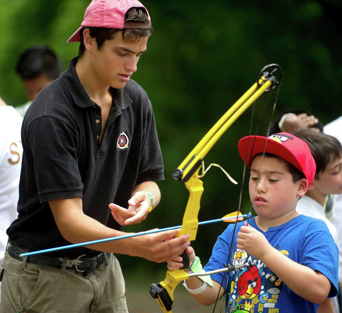 The Dart Stamford archery classes at JCC hit the bull'seye