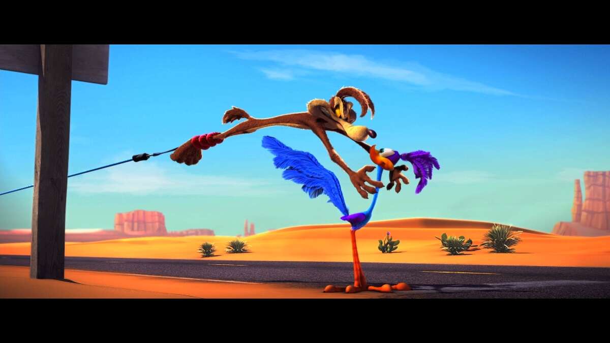 Road Runner and Wile E. Coyote star in the Looney Tunes 3-D cartoon "Coyote Falls," which is to the "Bugs Bunny at the Symphony" lineup.