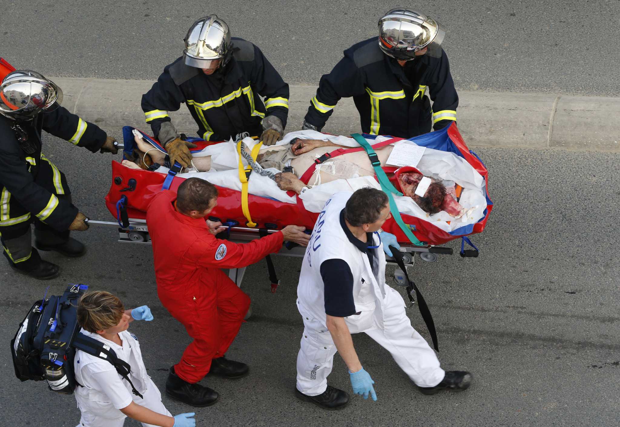 At least 6 dead in France train crash near Paris