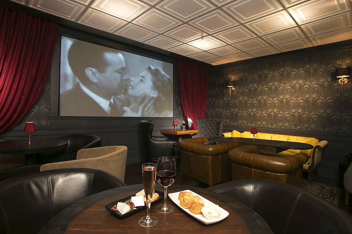 Noir Lounge is a film noir-themed wine bar with food in Hayes Valley.