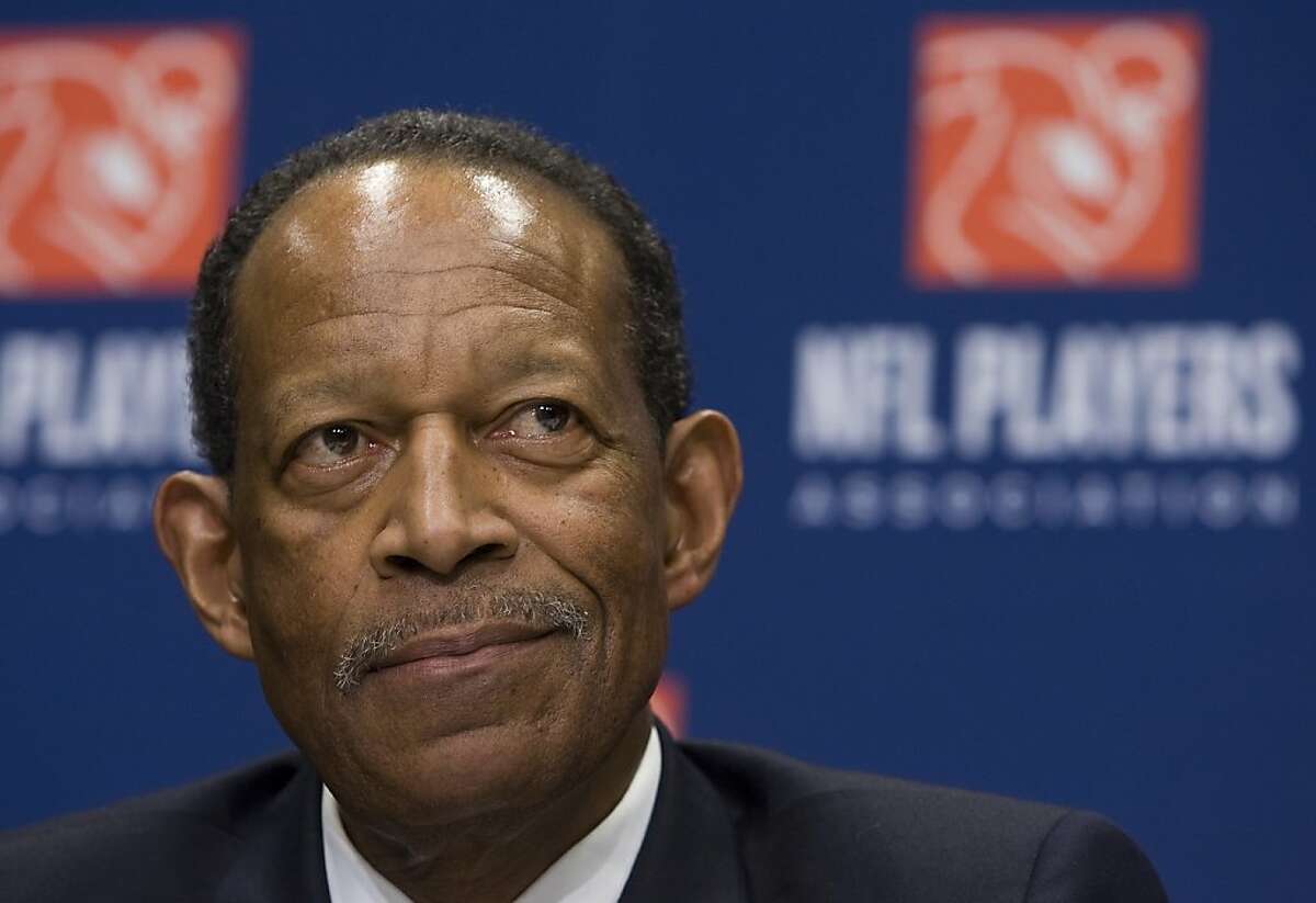 A 2008 file photo of Gene Upshaw, then the executive director of the National Football League Players Association.