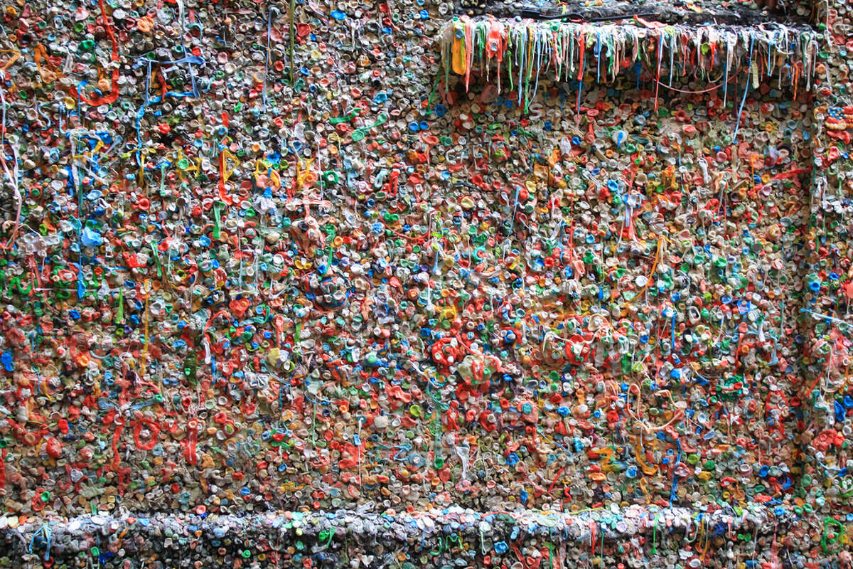 Take a little tour of Seattle's grossest, germiest attraction: The gum wall. (Photo: plusgood, Creative Commons Flickr).