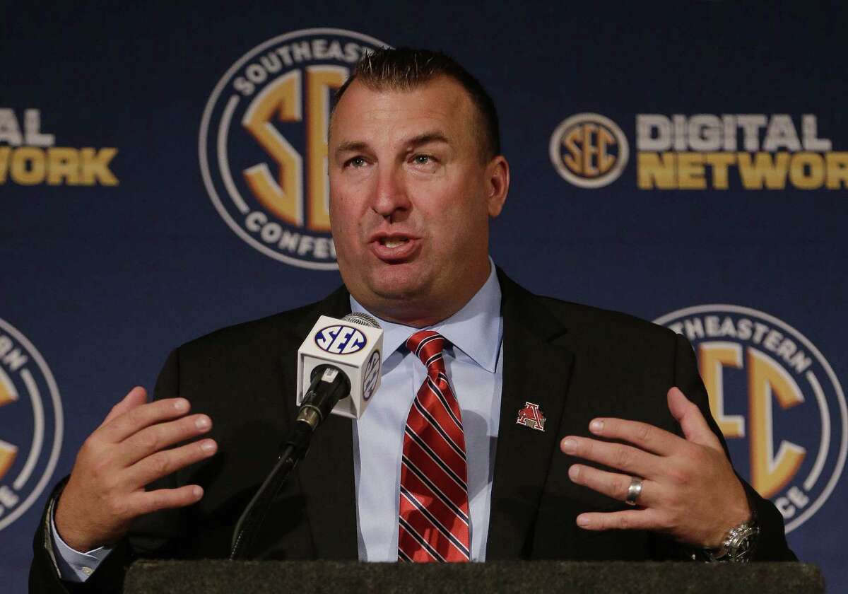Arkansas coach Bret Bielema said the Razorbacks “want to make a huge push in Texas” when it comes to recruiting.