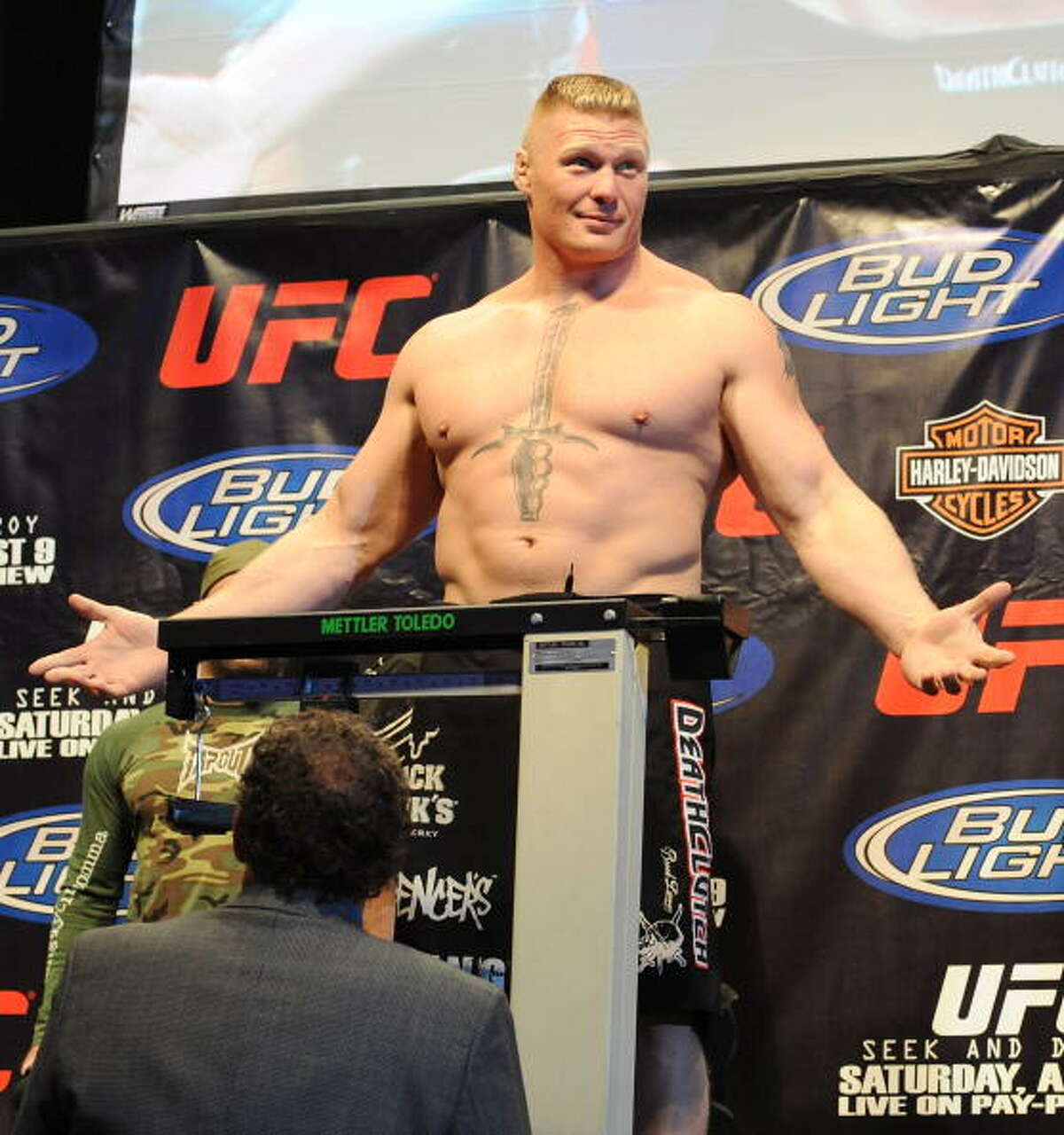 Brock Lesnar was charged with possession of steroids in 2001.