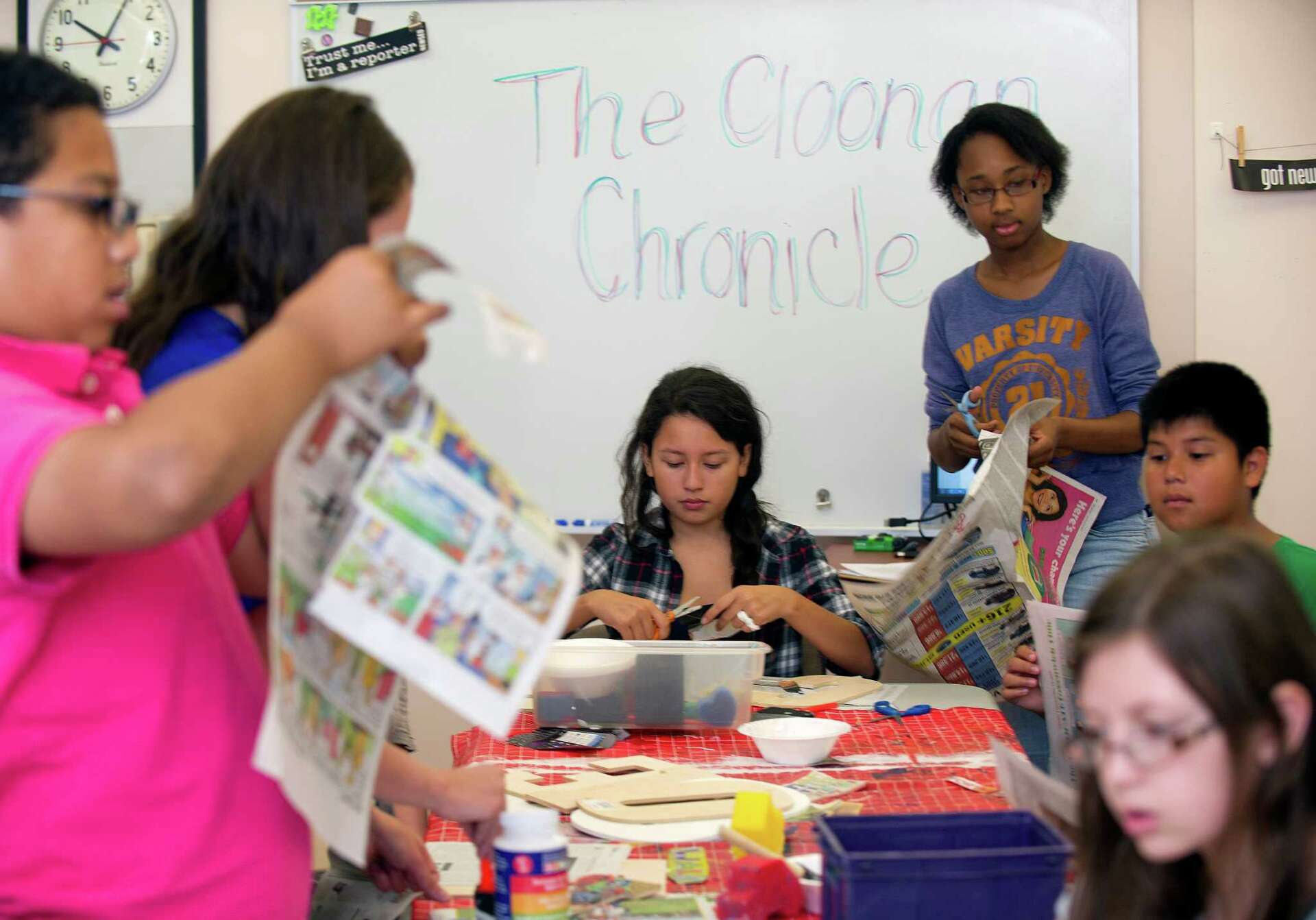 Stamford grads teach journalism to middle schoolers