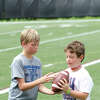 New Canaan football players enjoy five-day New York Giants youth camp at  St. Luke's High School