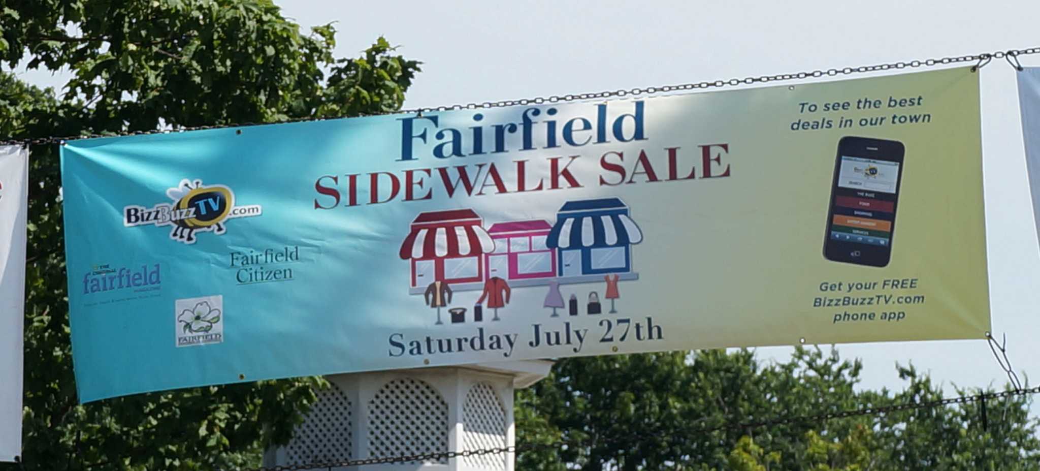 Fairfield Sidewalk Sales Bargains, entertainment, even an 'app'