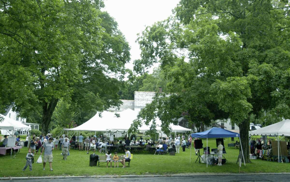 The Washington Congregational Church's annual Green Fair spreads its wings on and around the Green, July 13, 2013.