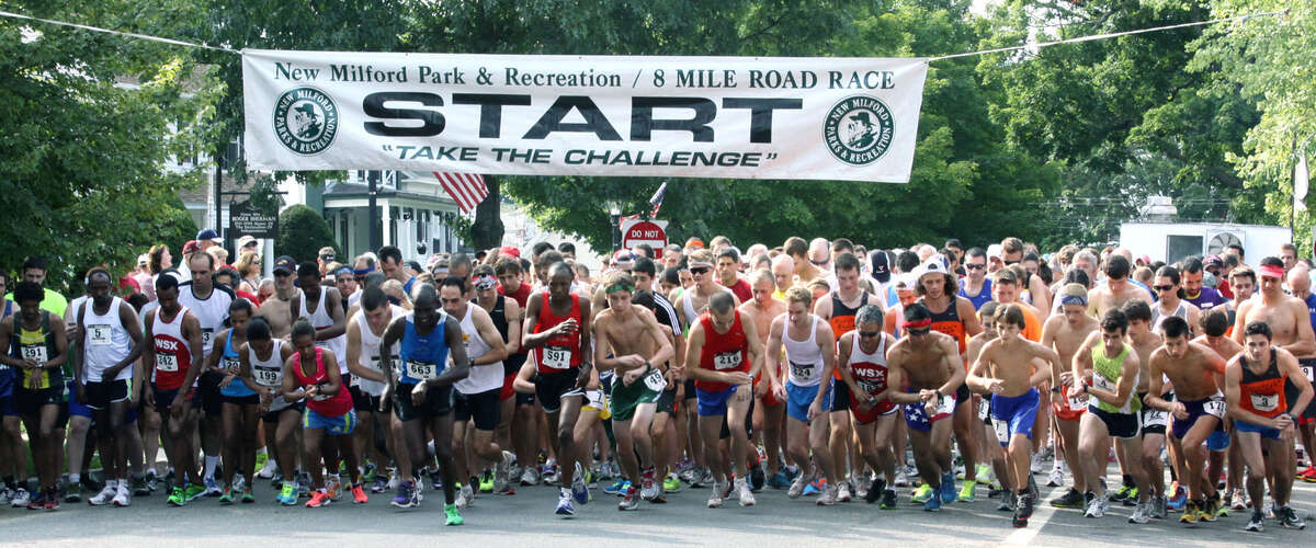 A field of more than 600 road-race hopefuls kicked off for last summer's 45th annual New Milford 8-mile road race and 10th annual Village Fair Days 5K. July 28, 2012.