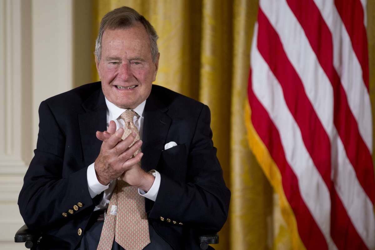 Former President George H. W. Bush was rushed to the Hospital Tuesday night. See more images from the former president's storied career. 