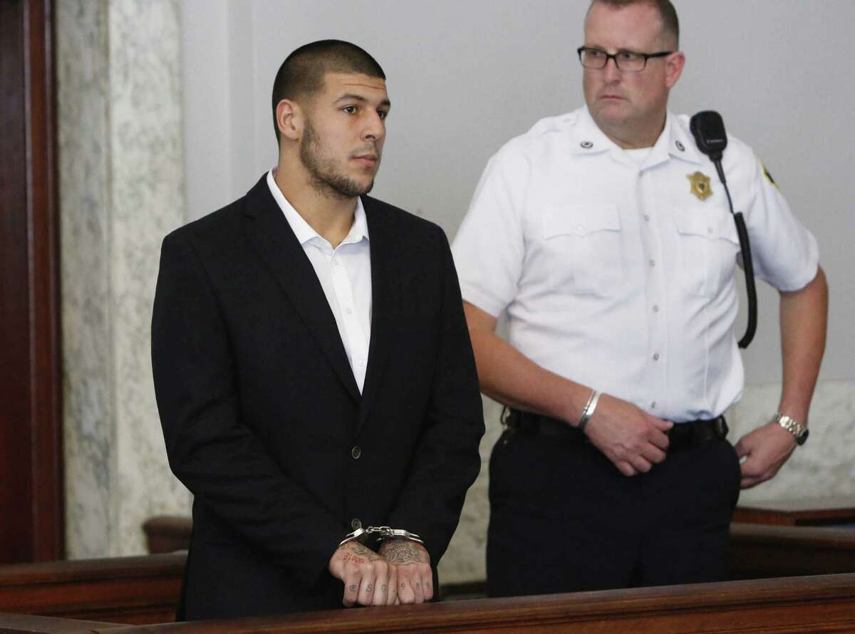 Aaron Hernandez was in Attleboro (Mass.) District Court as his probable cause hearing was rescheduled.
