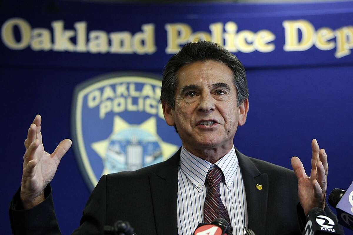 Oakland Councilman Noel Gallo speaks during a press conference in regards to recent shootings that injured two OPD officers on January 29, 2013 in Oakland, Calif. The shootings were the first ones of the year that resulted in OPD officers being injured in the line of duty.