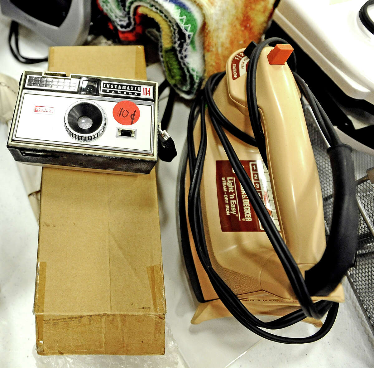 Funky finds at the St. Jude's Garage Sale