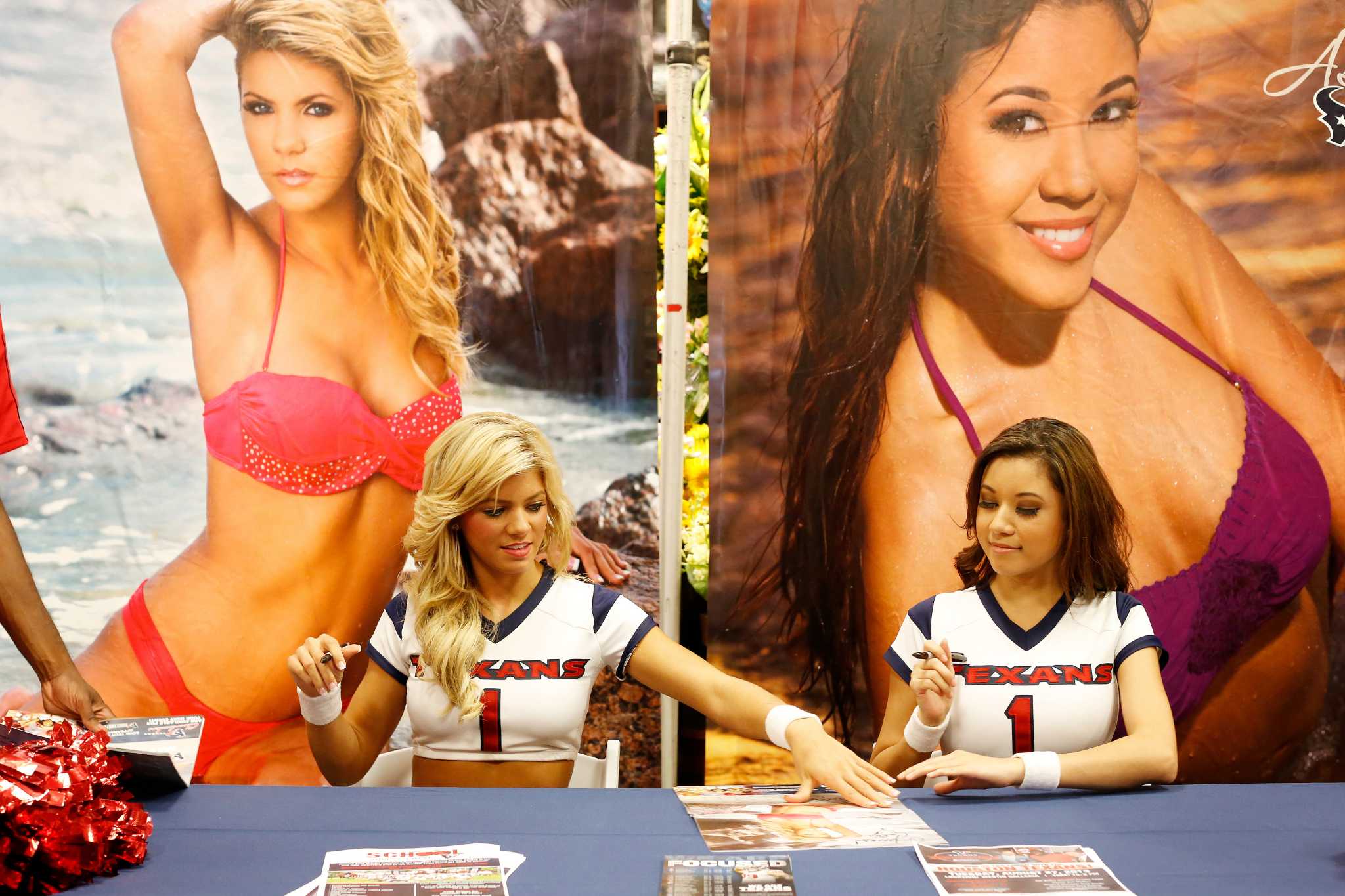 Steamy Texans Cheerleaders Swimsuit Calendar revealed: This year's edition  has a Puerto Rico flair - CultureMap Houston