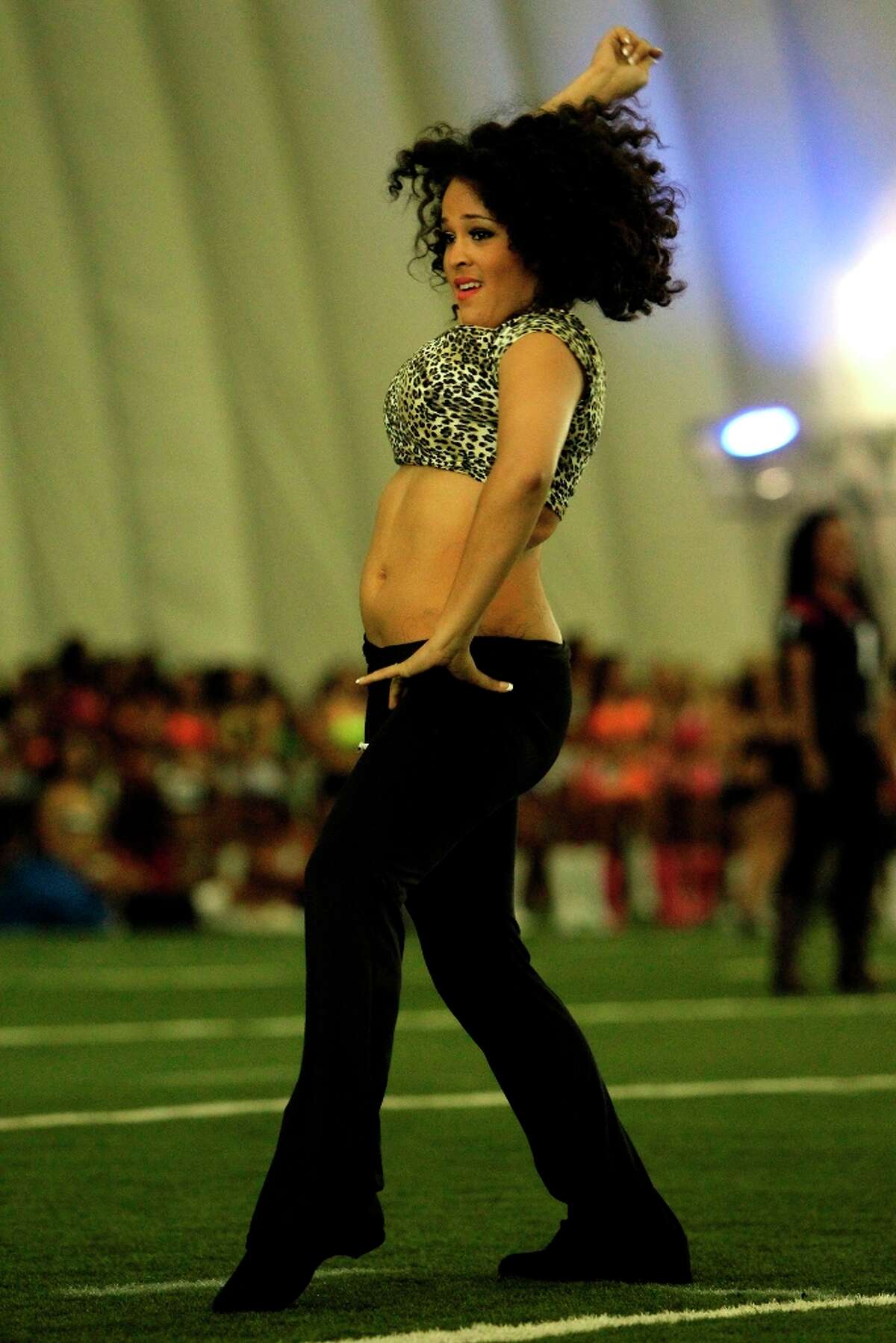 Houston Texans Cheerleaders swimsuit calendar signing