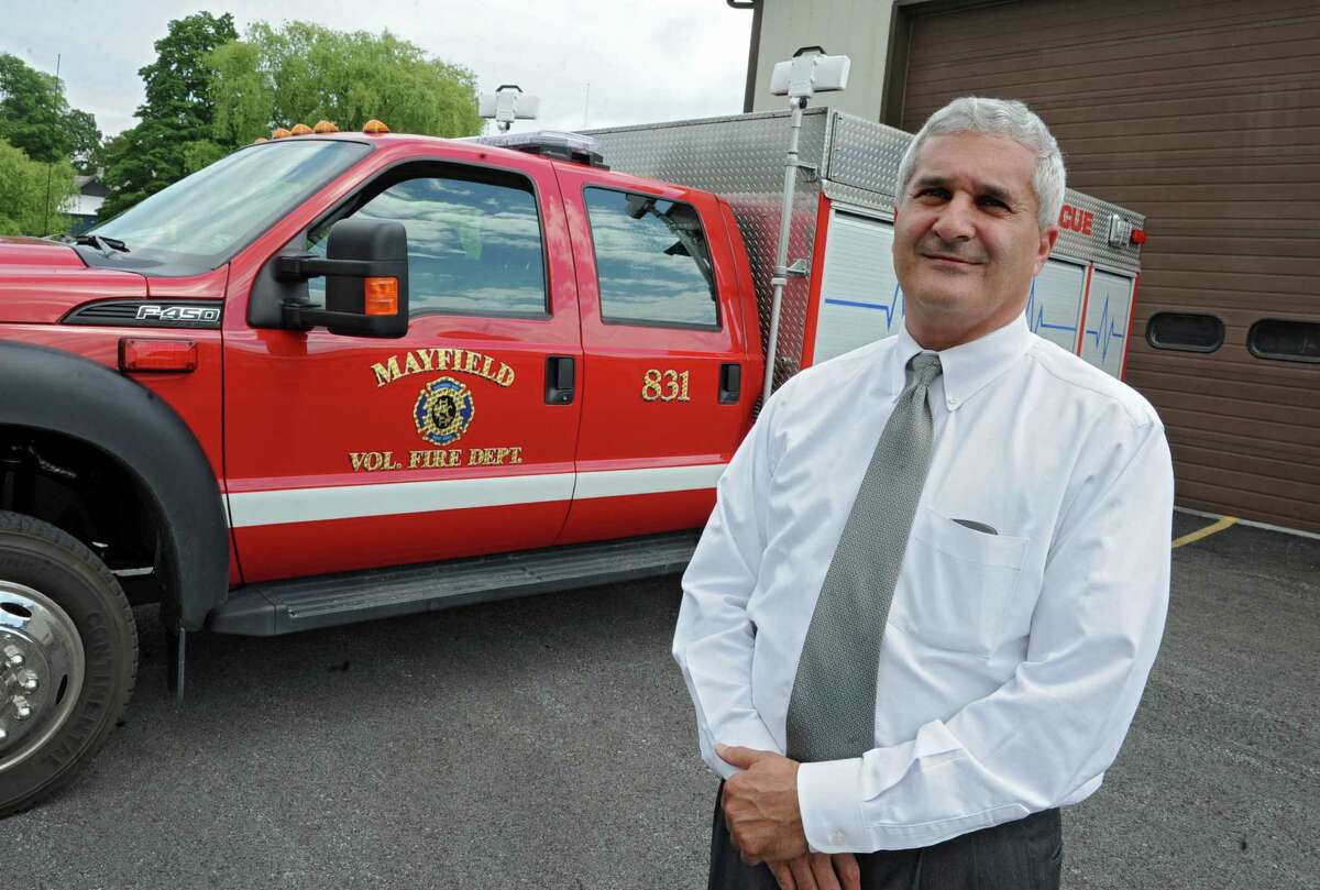 Fulton County Sheriff Richard Giardino at the Mayfield firehouse where he is a volunteer firefighter on Friday, June 14, 2013 in Mayfield, N.Y. Giardino is blasting Gov. Andrew Cuomo's pandemic rules about only 10 people for Thanksgiving dinner. (Lori Van Buren / Times Union)