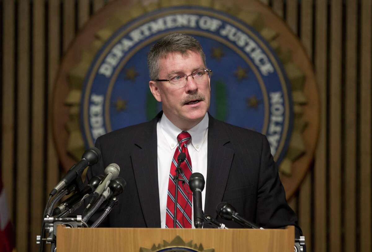 Ron Hosko, assistant director of the FBI's Criminal Investigative Division, speaks during a news conference at FBI headquarters in Washington, Monday, July 29, 2013, about "Operation Cross Country." The FBI says the operation rescued 105 children who were forced into prostitution in the US and arrested 150 people it described as pimps and others in a series of raids in 76 American cities.