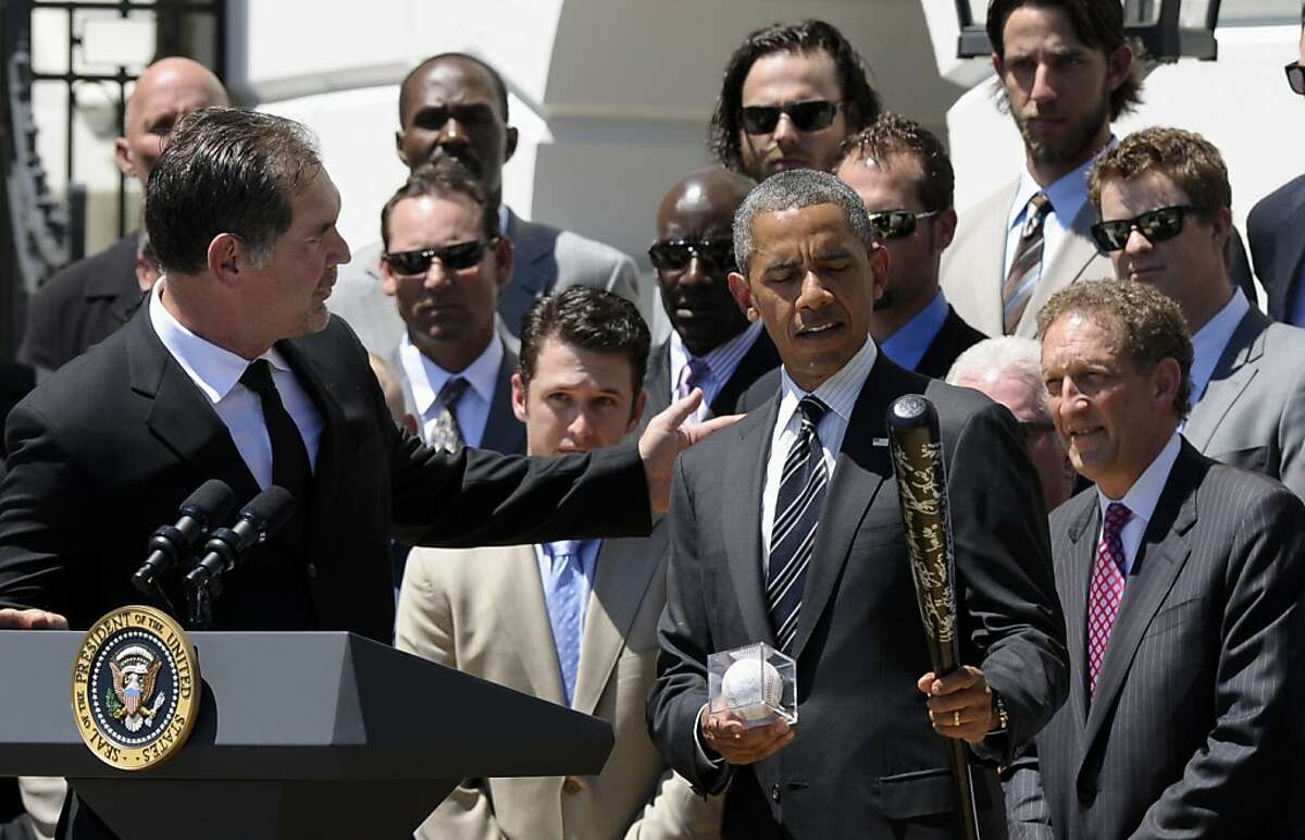 Obama to Giants: Hey, you're a second-half team