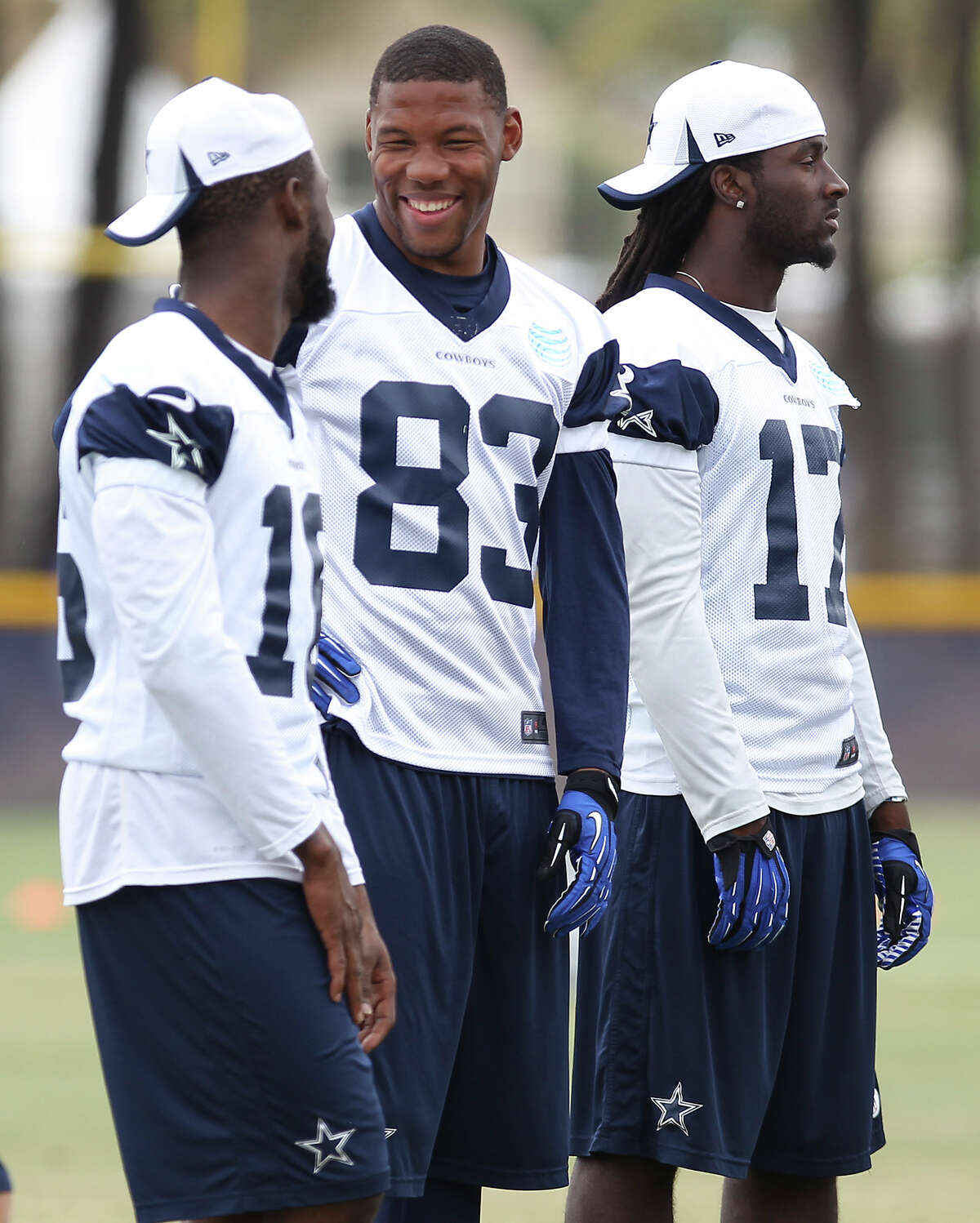 Dallas Cowboys wide receiver Terrance Williams (83) jumps to grab