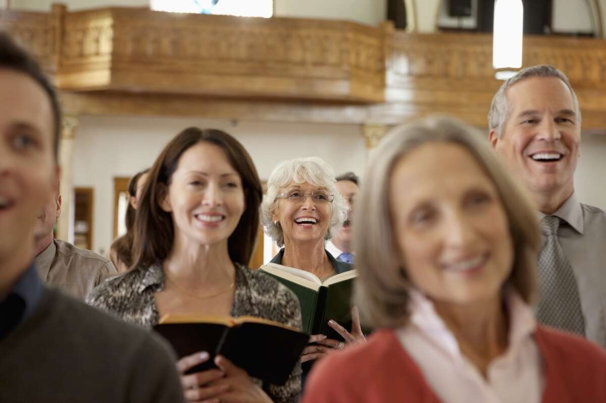 Women (27 percent) are more likely relieve stress by going to church or other religious services than men are (18 percent).