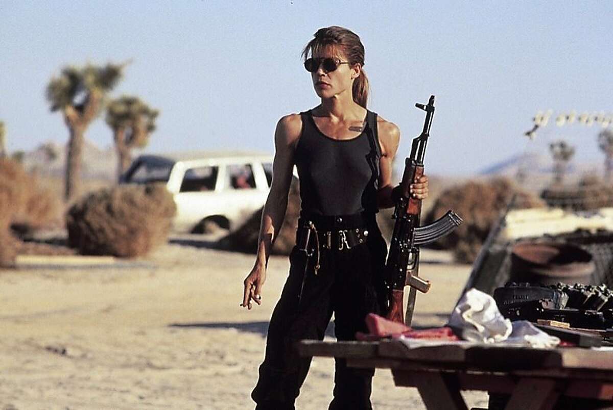 Linda Hamilton in "Terminator 2: Judgment Day."