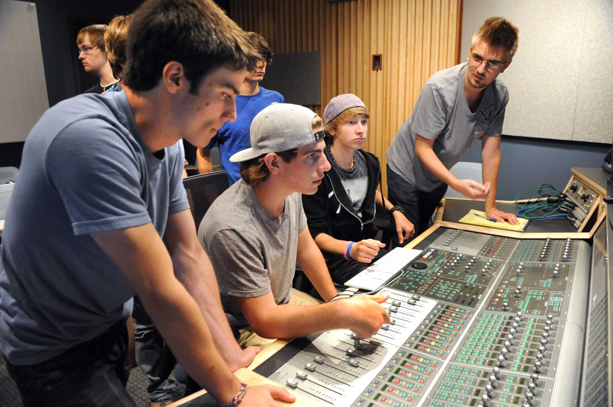 Recording in a studio environment