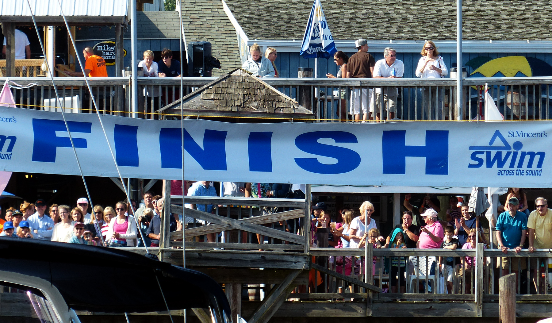 Rough seas for annual Swim Across the Sound Connecticut Post