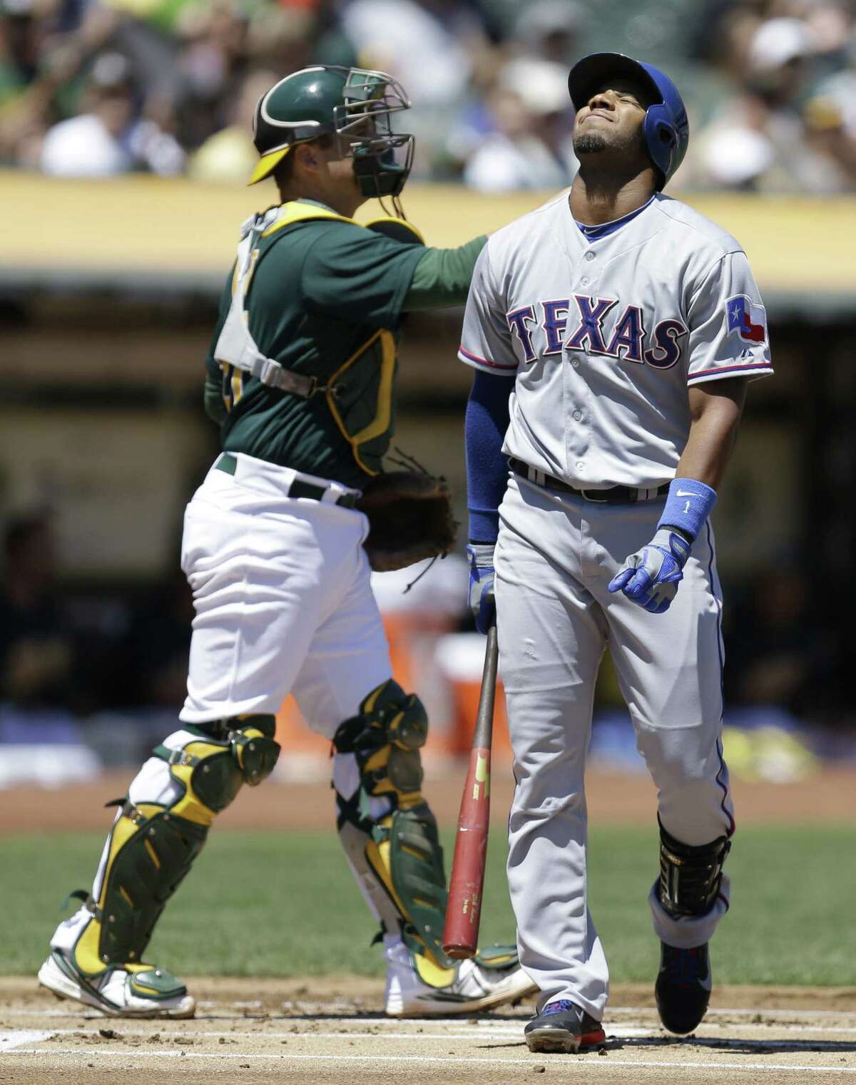 Cespedes leads Athletics to win over Rangers