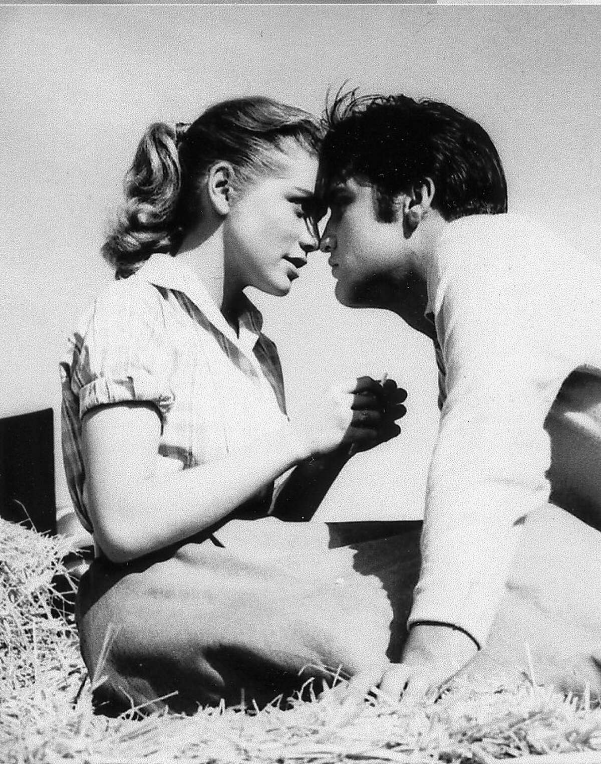 Dolores Hart and Elvis Presley in "Lovin' You." Hart lest Hollywood to become a nun.