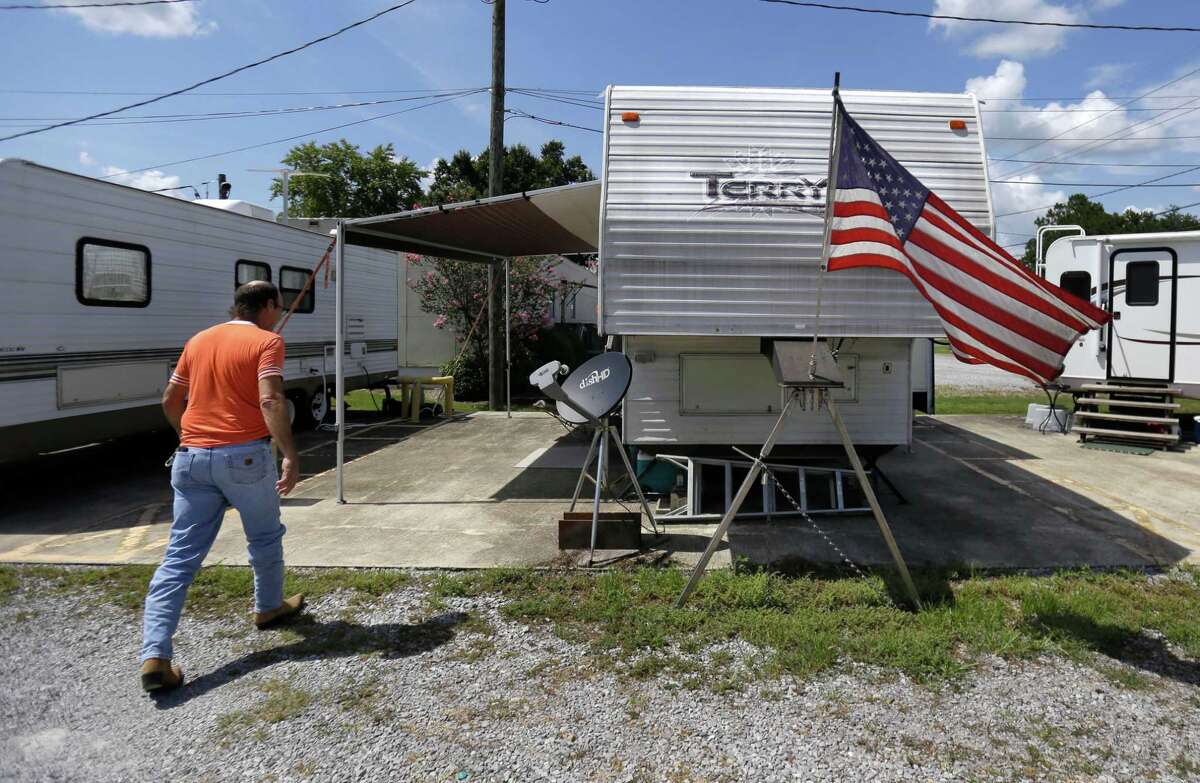 Louisiana residents fleeing giant sinkhole sue Houstonbased company