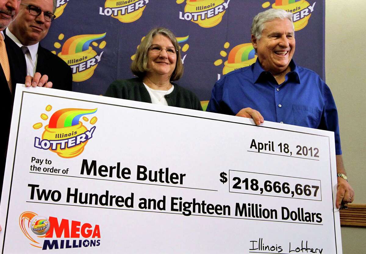 These are the largest lottery payouts ever won ... 1. $656.0 million, Mega Millions, March 30, 2012 (3 tickets from Kansas, Illinois and Maryland). Merle and Patricia Butler, of Red Bud, Ill., pose with a novelty check for their share of the record $656 million Mega Millions jackpot.