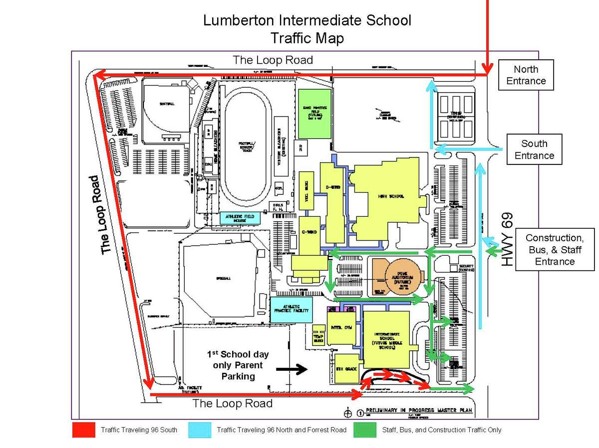 New traffic plan around Lumberton schools