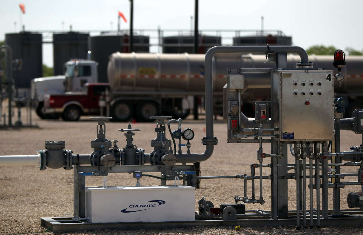 U.S. refineries such as Valero's in Three Rivers pushed domestic oil production to 7.5 million barrels a day in July, the highest monthly output in 22 years, and the U.S. Energy Information Administration says production could exceed imports by October.