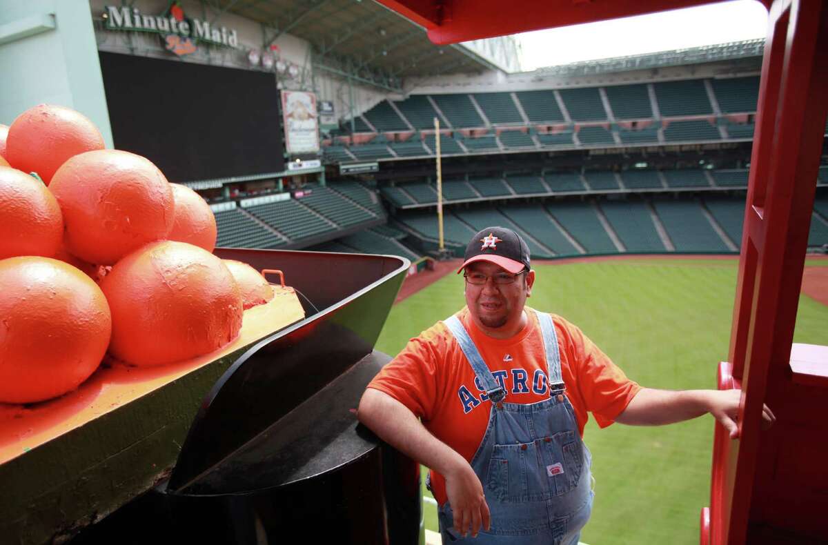 Astros Train Guy' only — and busiest — conductor in MLB