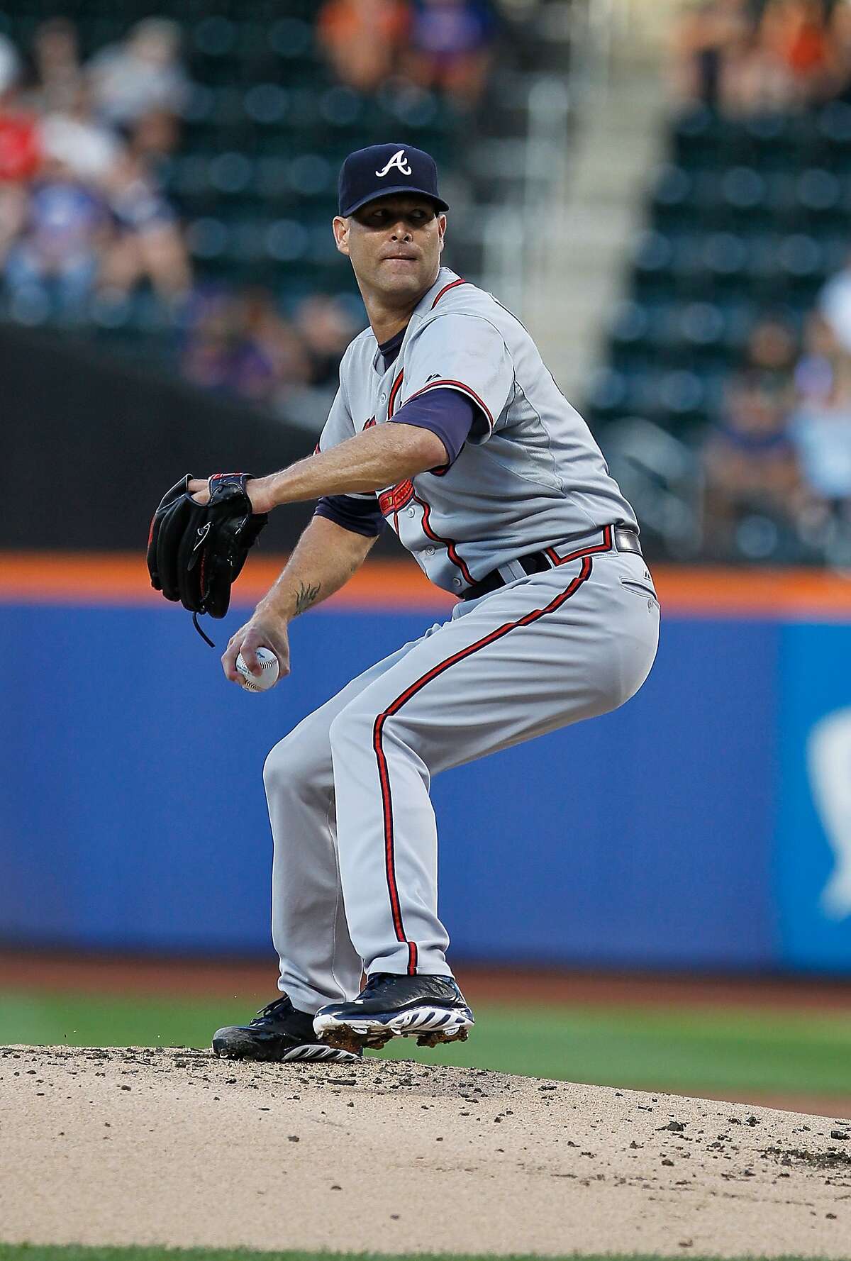 Photos: Atlanta Braves pitcher Tim Hudson ankle injury July 24