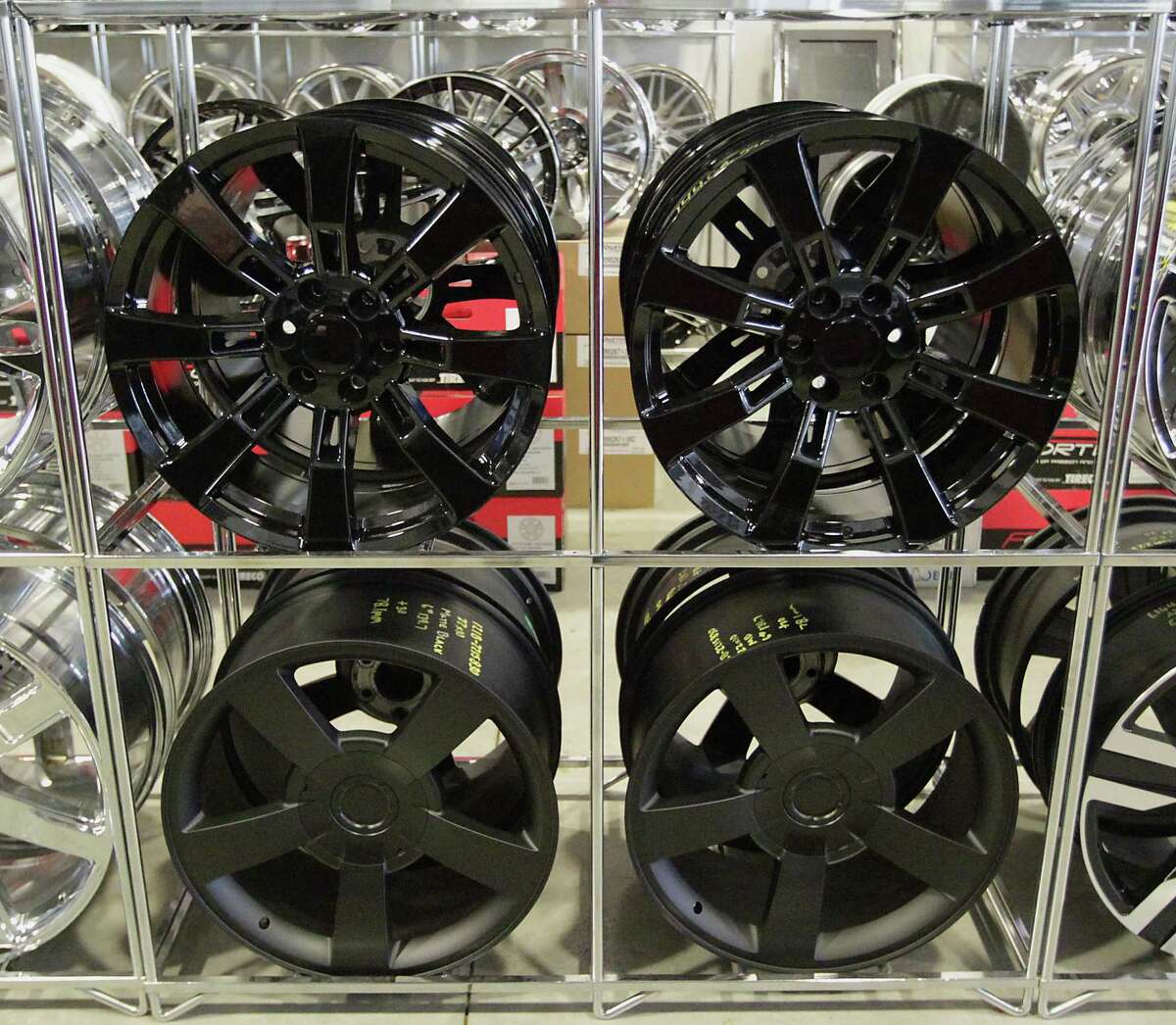 Black is the new chrome for some car owners