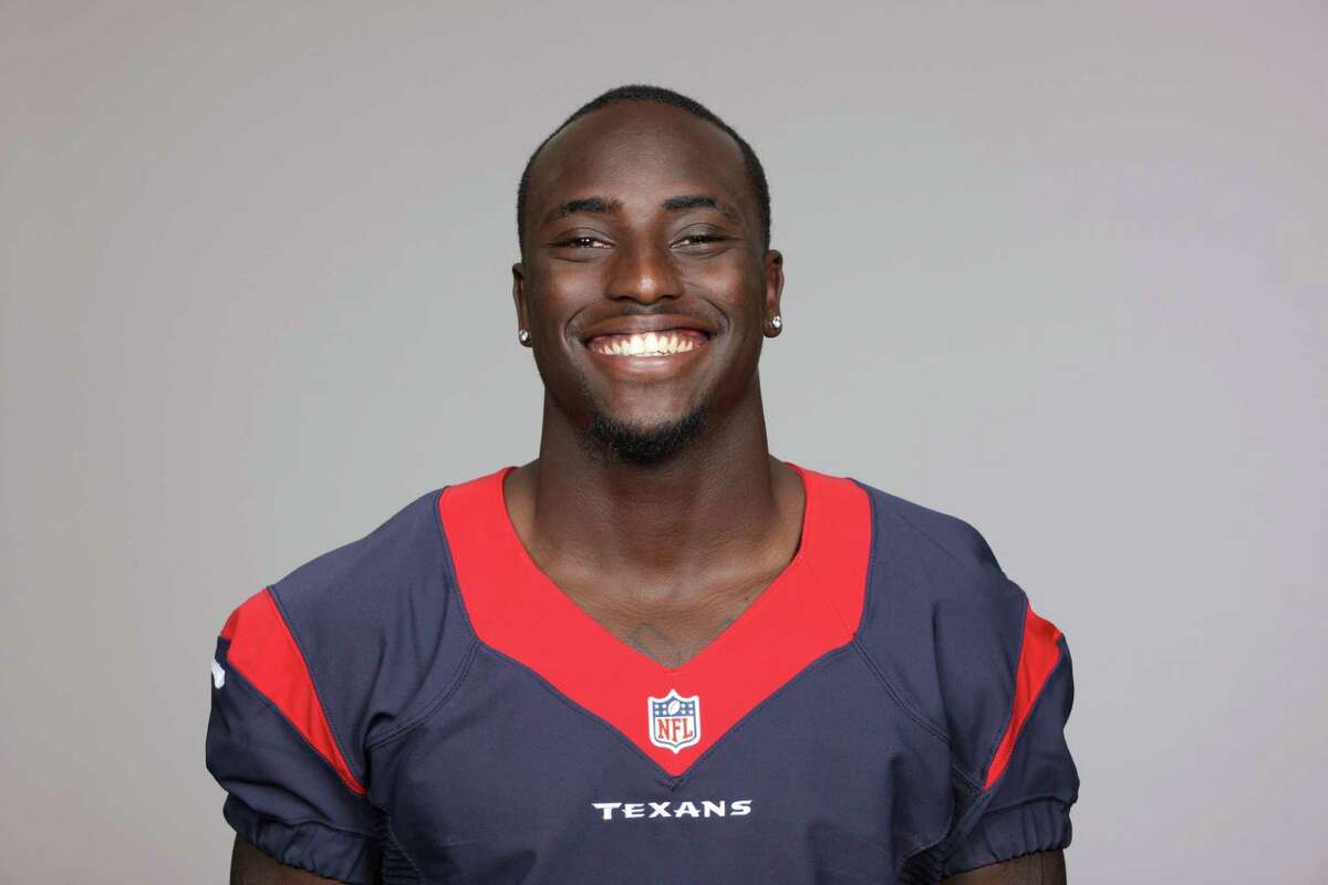 This is a 2013 photo of Cierre Wood of the Houston Texans NFL football team. This image reflects the Houston Texans active roster as of Thursday, June 20, 2013 when this image was taken. (AP Photo)