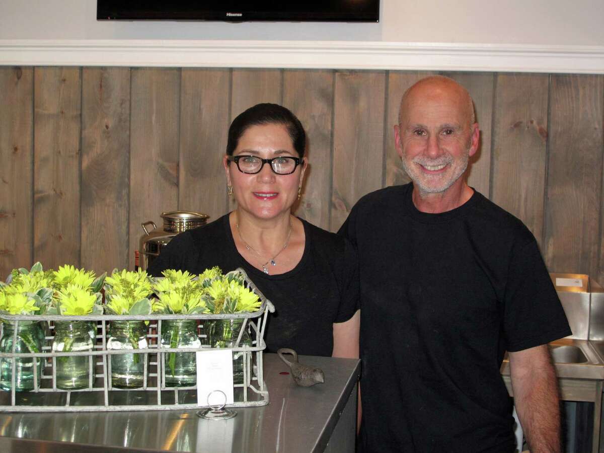 Angela and Sandy Baldanza opened up the new organic cafe, "Baldanza's" at 17 Elm Street last month. The cafe features farm to table breakfasts and lunches.