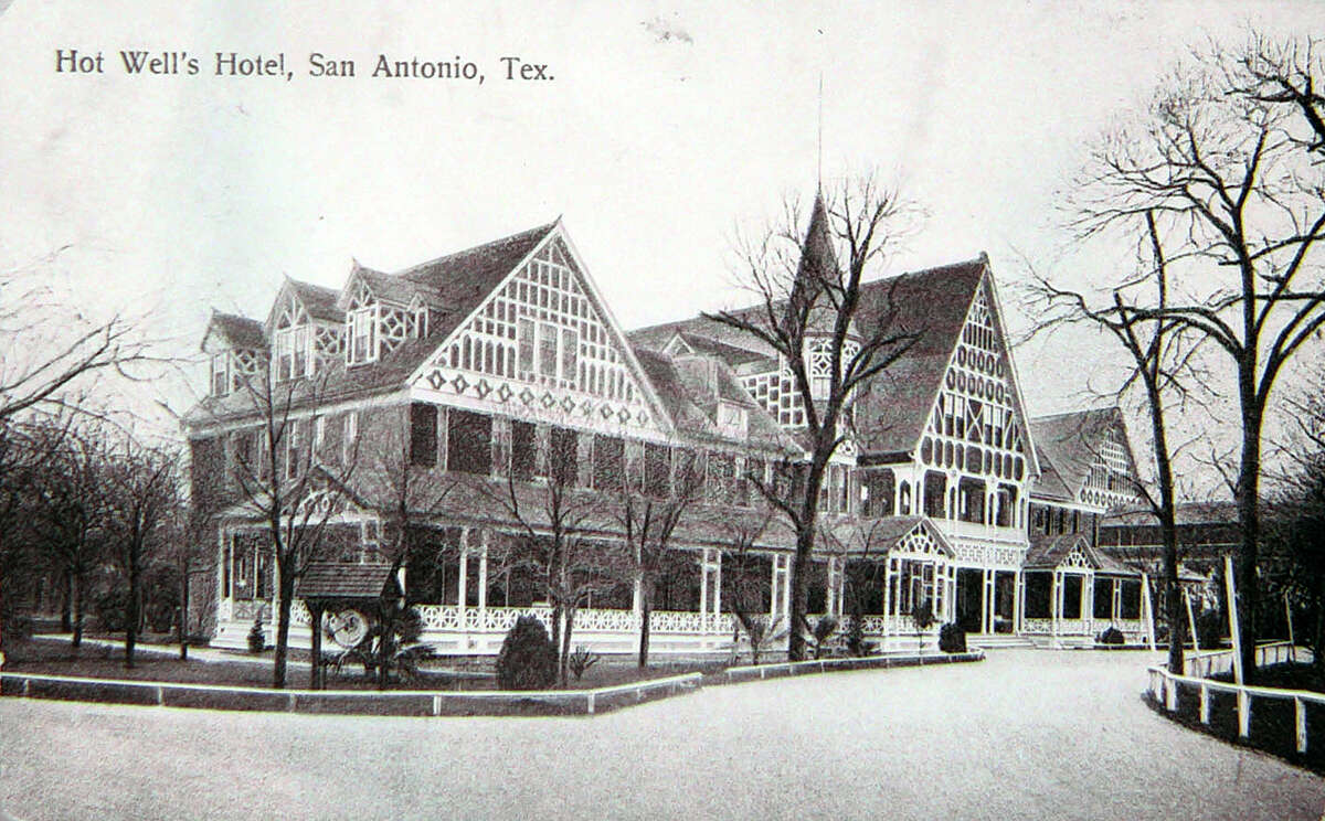 Hot Wells Resort and Spa postcards found in the UTSA Center for Archaeological Research.
