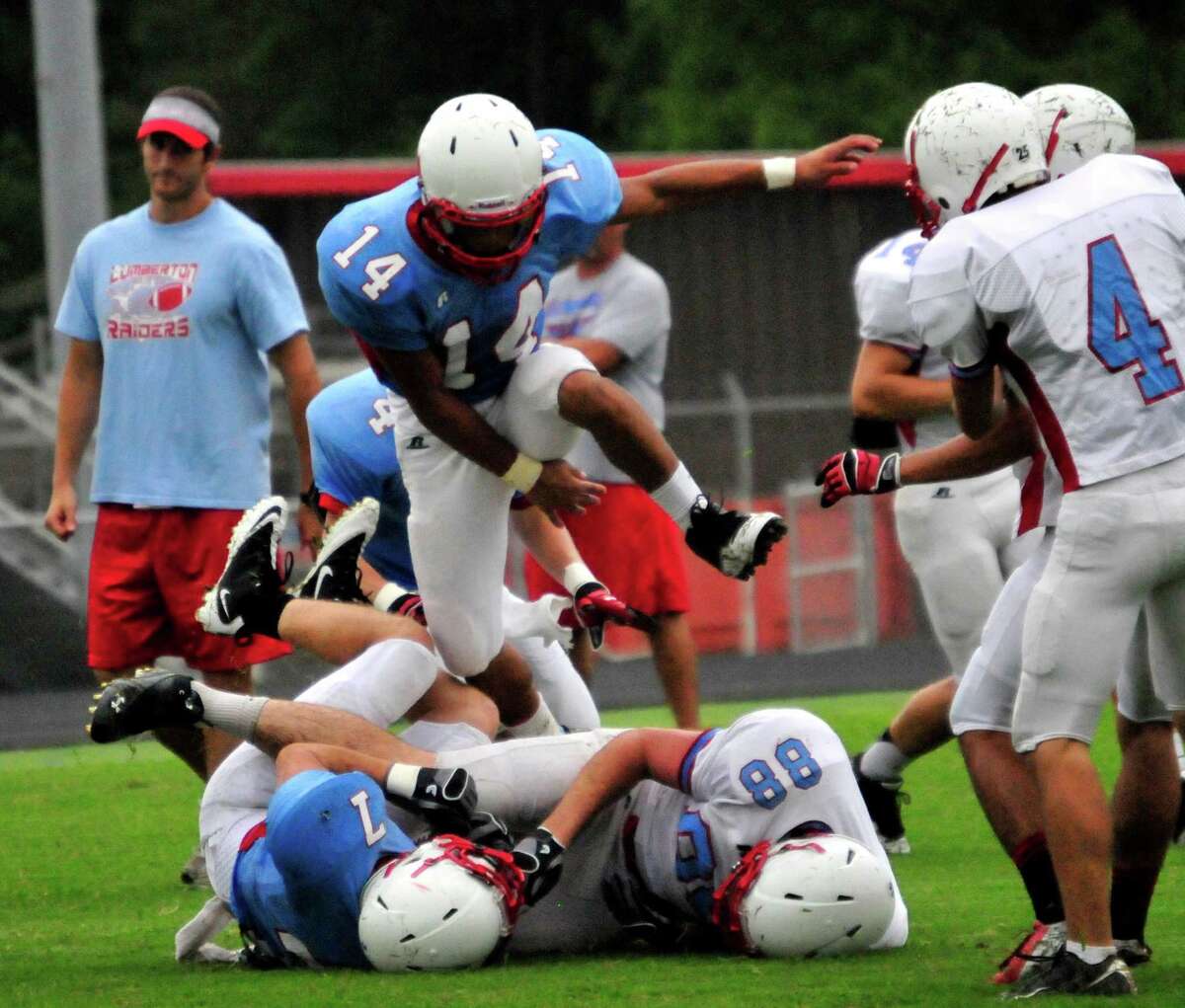 GALLERY Lumberton high school football practice