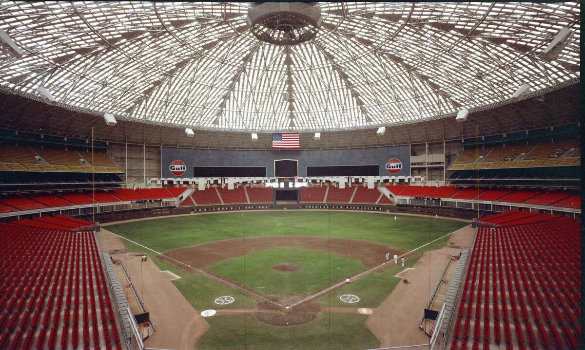 Early Astrodome interior.
